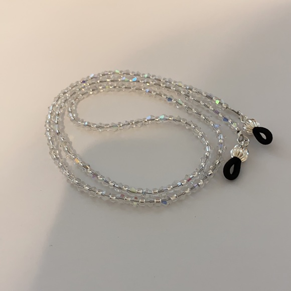 Sparkly Crystal AB Eyeglass/Sunglass Chain Holder - Picture 3 of 4